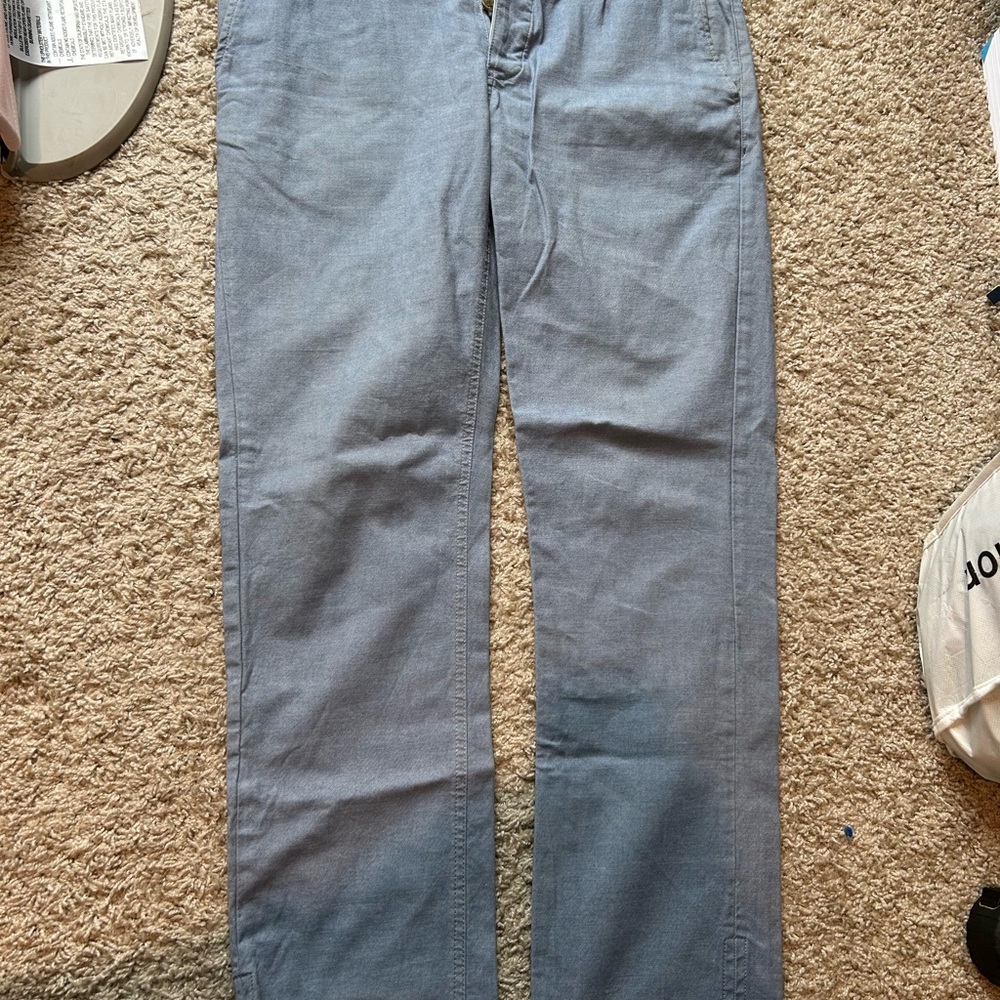 Ben Sherman Blue Gray Chinos Classic Style